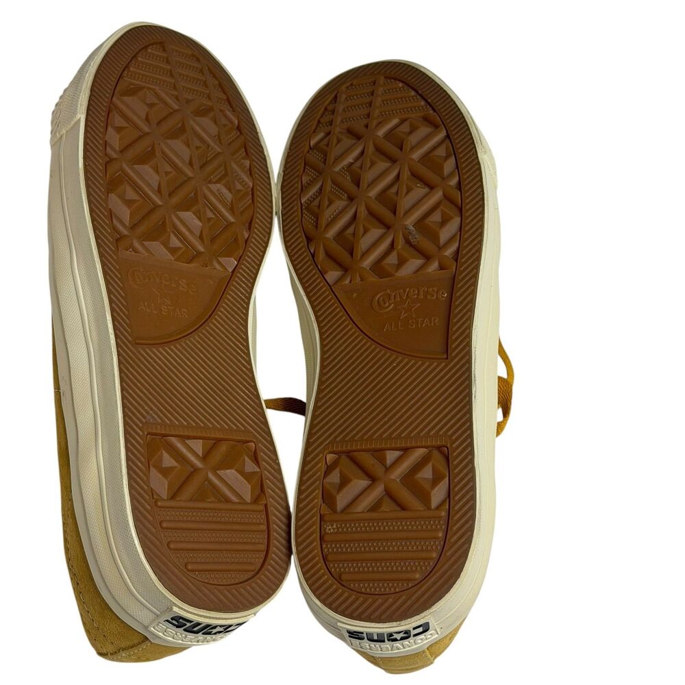 Converse Cons One Star Suede Sneaker Shoe Unisex Saffron Gold Men 9 Women 10.5 - Picture 10 of 13
